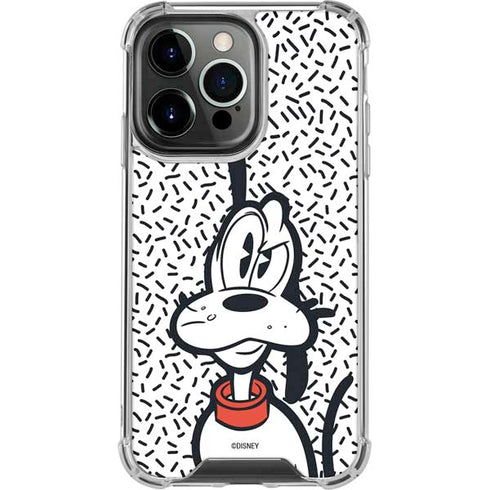 Disney Friends Pluto Confused iPhone 14 Pro Clear Case